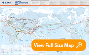China Telecom Global Network Map Preview Image