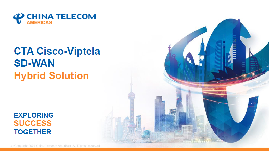 Cisco Viptela SD-WAN Hybrid Solution Preview Image