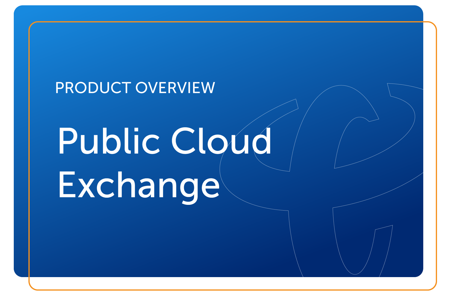 Public Cloud Exchange